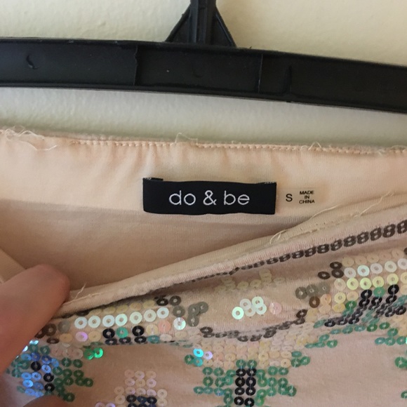 Sequin Iridescent Aztec Skirt - Picture 3 of 5